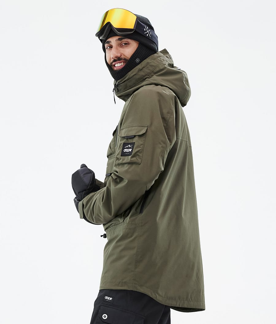 Dope Akin Snowboardjacke Herren Olivgrün Grün | JR4180372