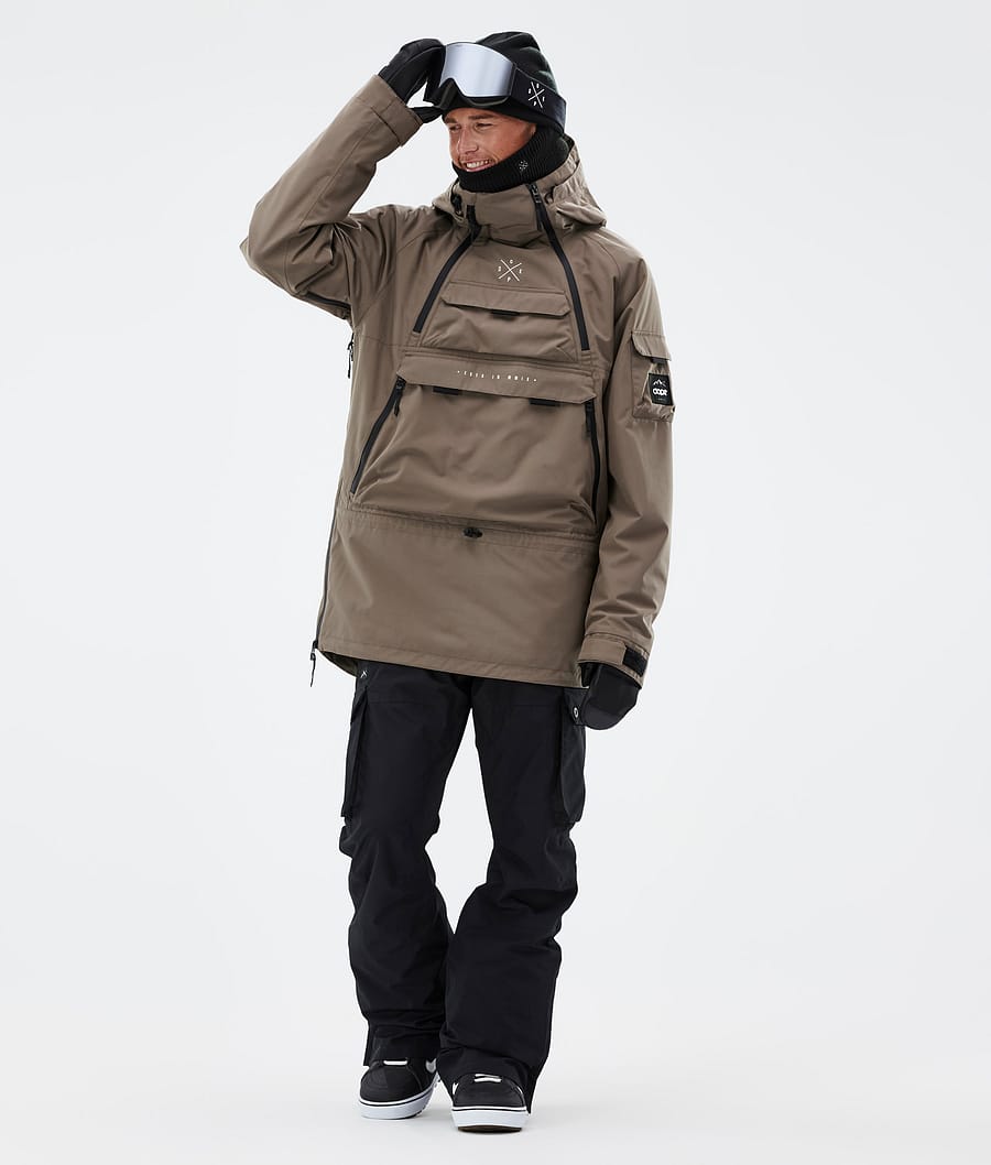 Dope Akin Snowboardjacke Herren Tiefesbraun | BZ4836907