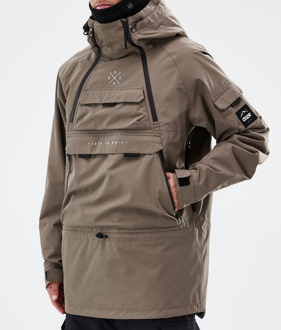 Dope Akin Snowboardjacke Herren Tiefesbraun | BZ4836907