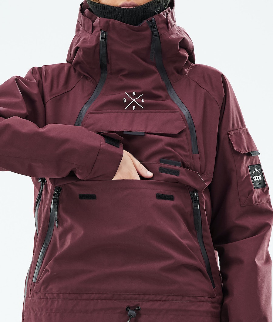 Dope Akin W 2019 Snowboardjacke Damen Bordeaux | PN5178924