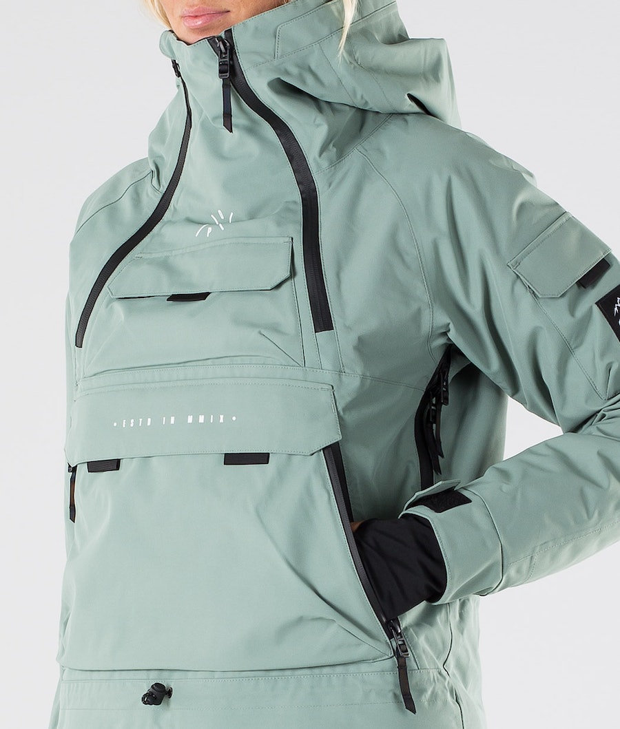 Dope Akin W 2019 Snowboardjacke Damen Grün | DL1508926