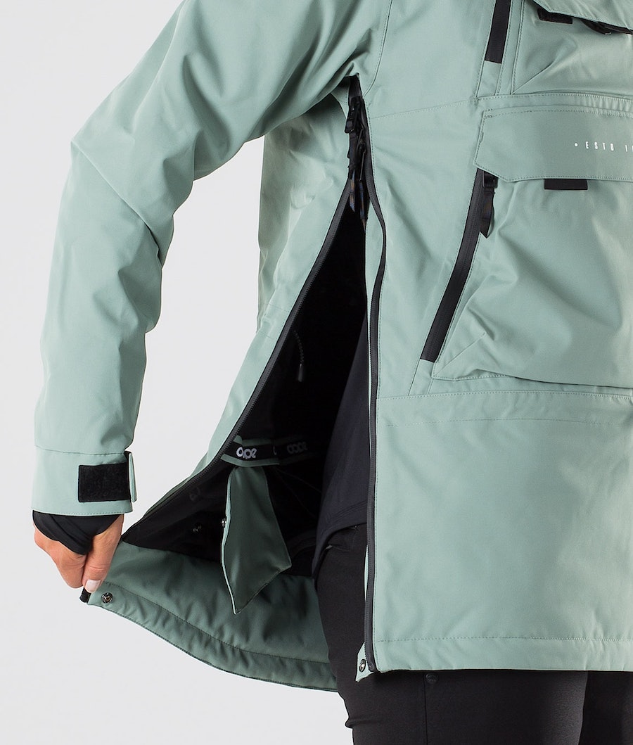 Dope Akin W 2019 Snowboardjacke Damen Grün | DL1508926