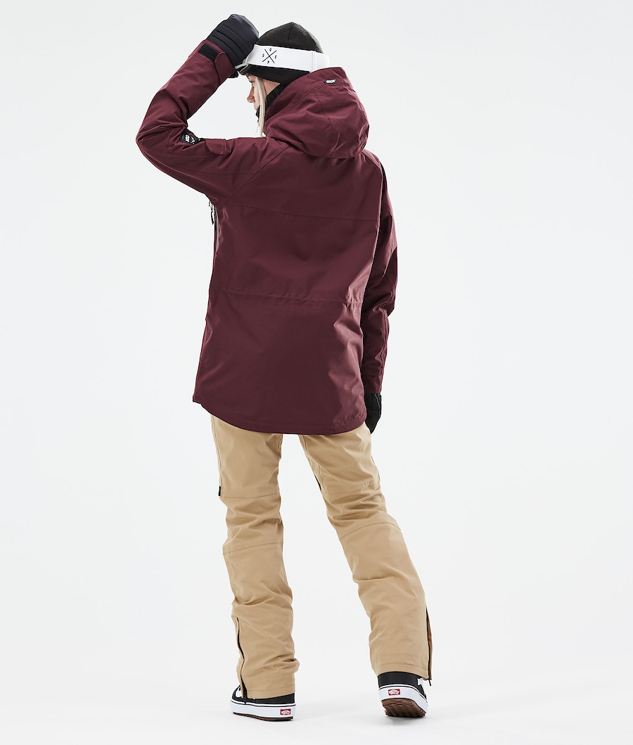 Dope Akin W 2021 Snowboardjacke Damen Bordeaux | XI8325470