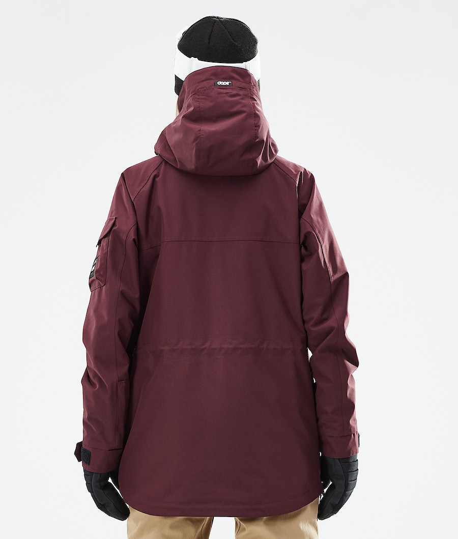 Dope Akin W 2021 Snowboardjacke Damen Bordeaux | XI8325470
