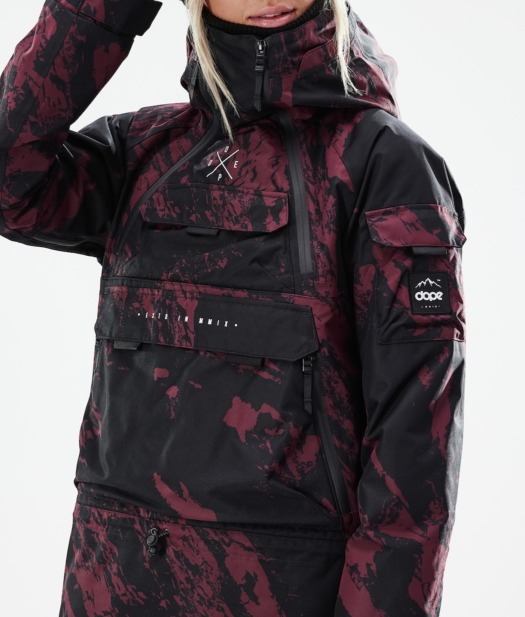 Dope Akin W 2021 Snowboardjacke Damen Bordeaux | YC8530629
