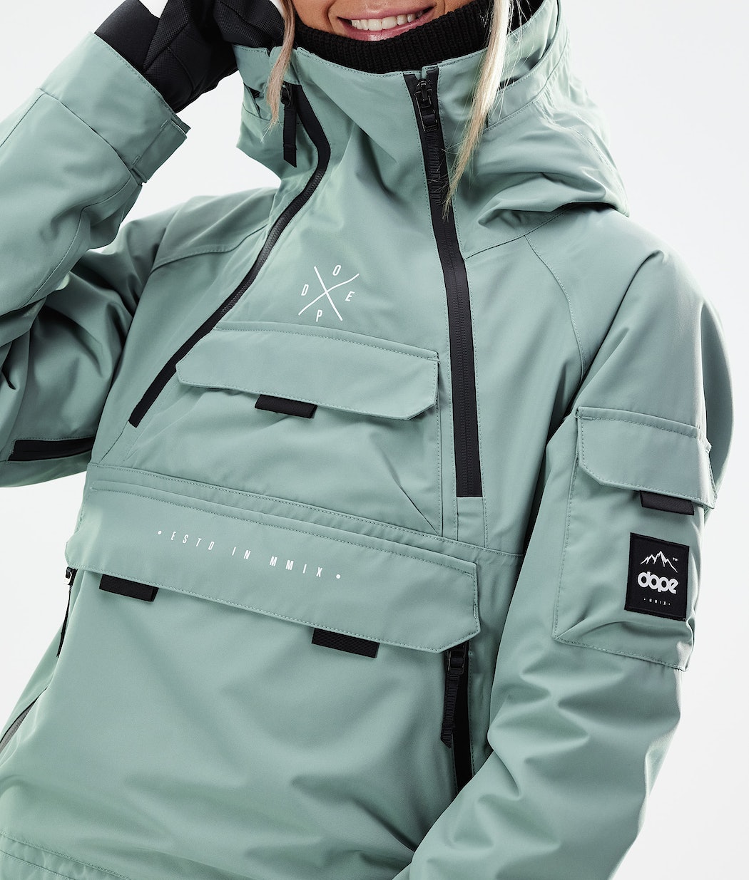 Dope Akin W 2021 Snowboardjacke Damen Grün | MZ7823154