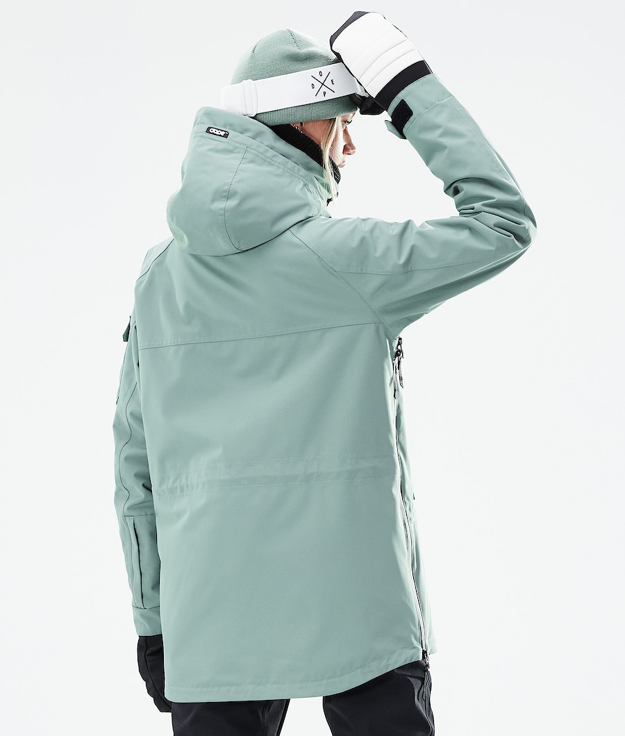 Dope Akin W 2021 Snowboardjacke Damen Grün | MZ7823154