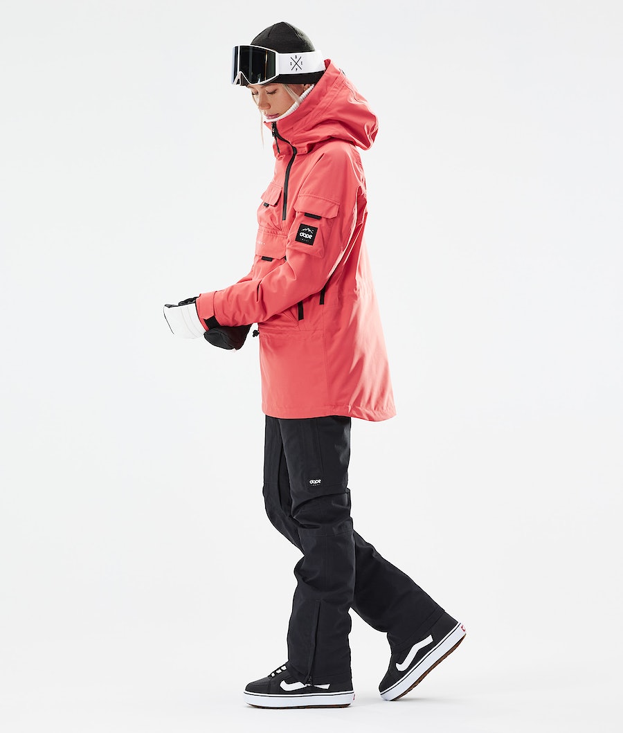 Dope Akin W 2021 Snowboardjacke Damen Koralle | BI8470926