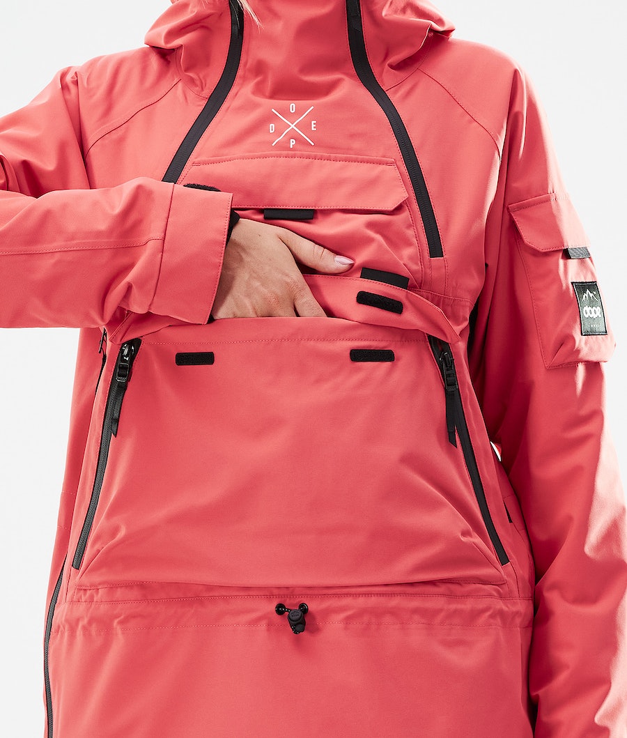 Dope Akin W 2021 Snowboardjacke Damen Koralle | BI8470926