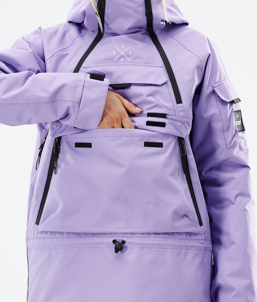 Dope Akin W 2021 Snowboardjacke Damen Lila | LE6320174