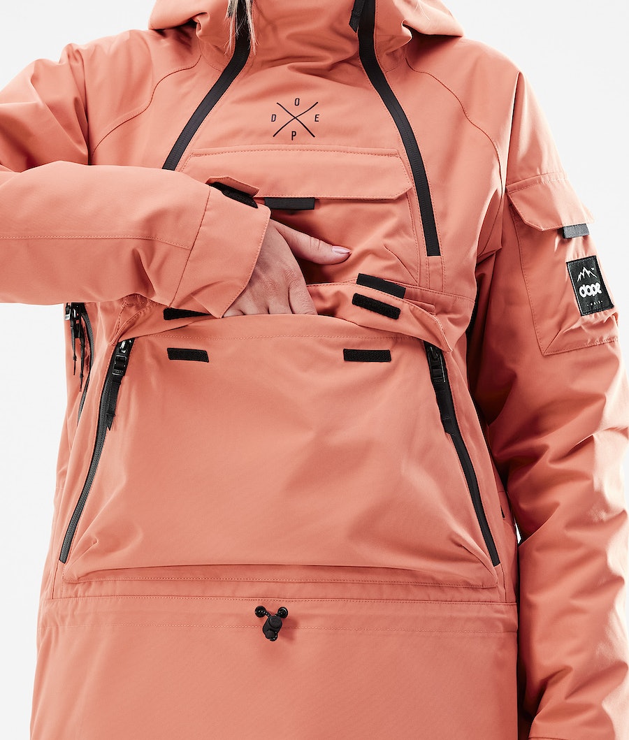 Dope Akin W 2021 Snowboardjacke Damen Orange | AN4179032