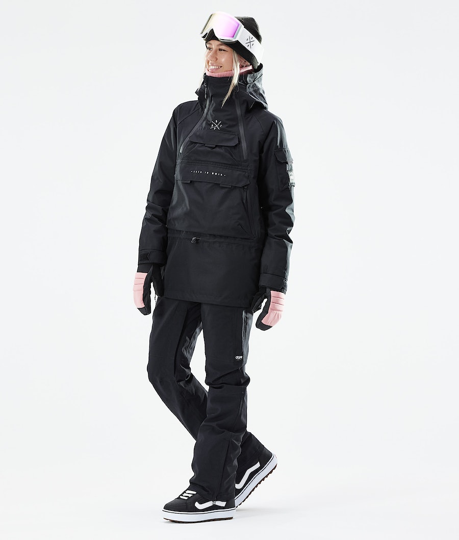 Dope Akin W 2021 Snowboardjacke Damen Schwarz | SD8162490