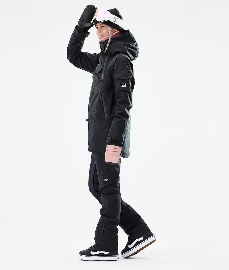 Dope Akin W 2021 Snowboardjacke Damen Schwarz | SD8162490