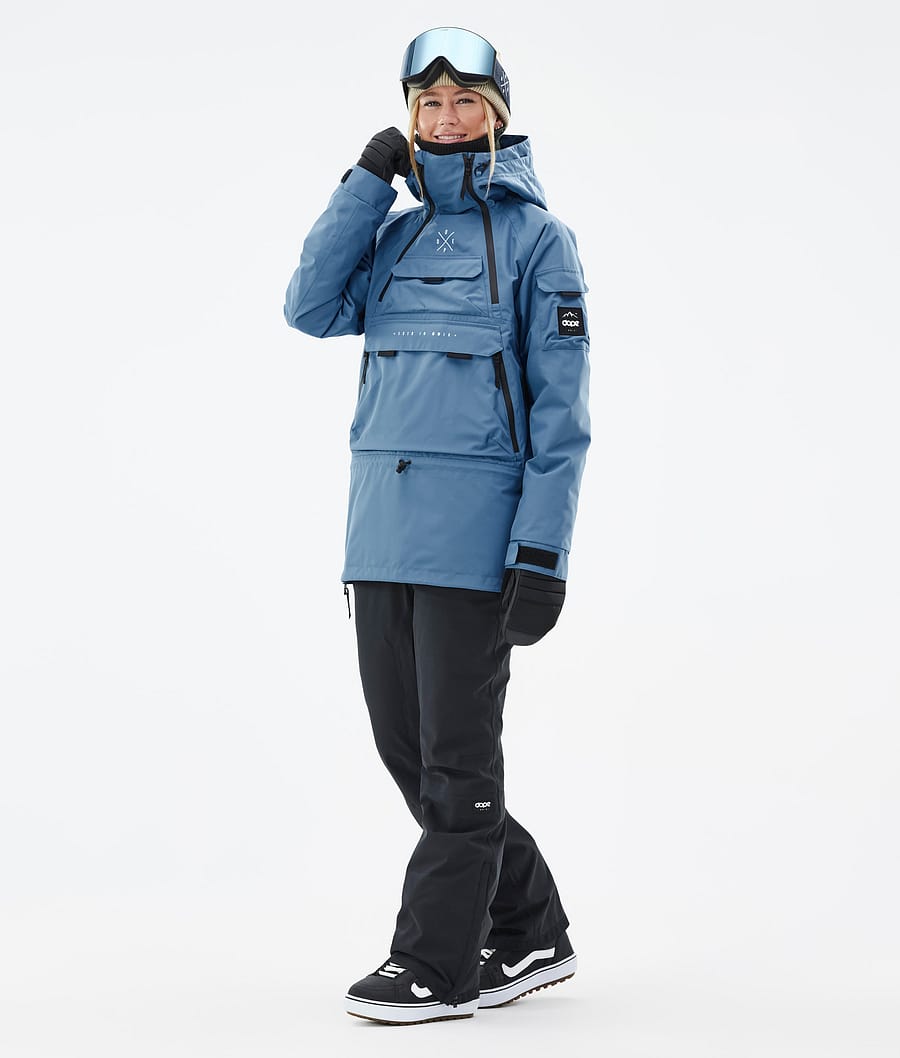 Dope Akin W Snowboardjacke Damen Blau Grau | HI8017532