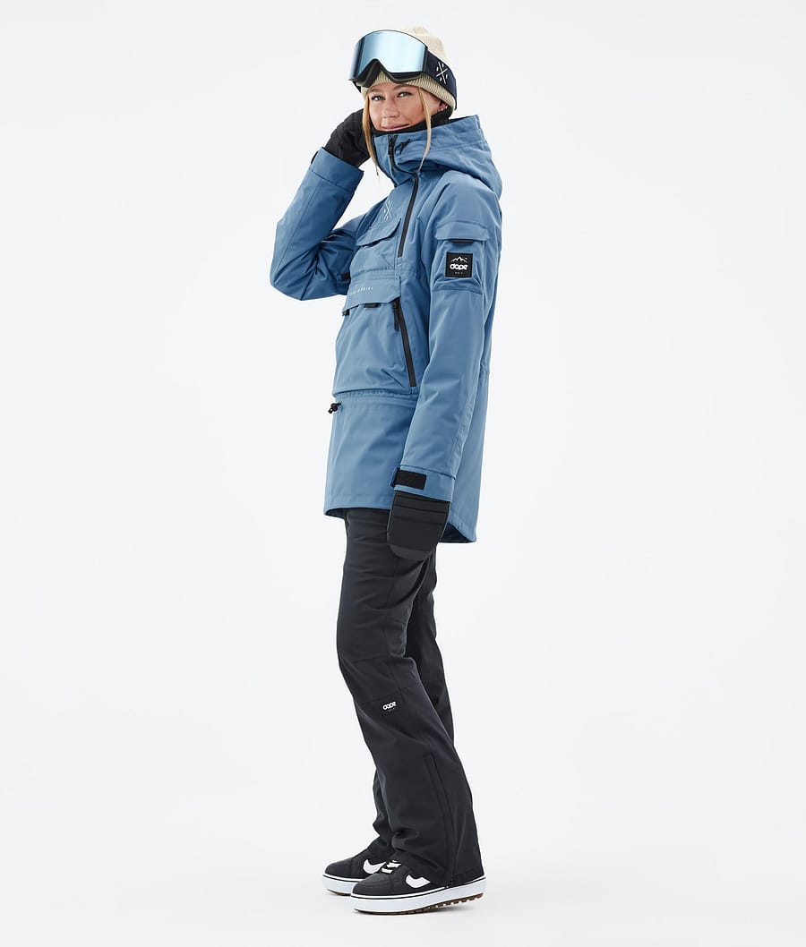 Dope Akin W Snowboardjacke Damen Blau Grau | HI8017532