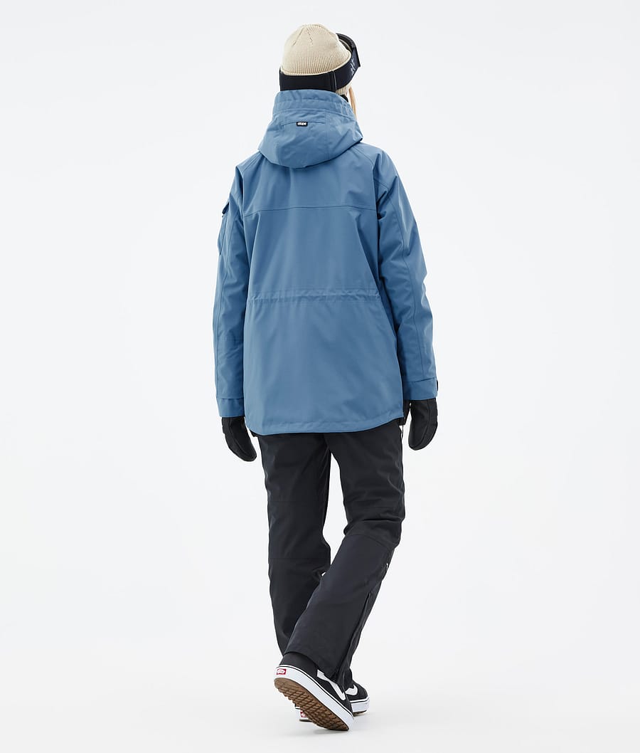 Dope Akin W Snowboardjacke Damen Blau Grau | HI8017532