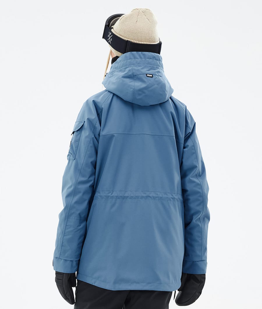 Dope Akin W Snowboardjacke Damen Blau Grau | HI8017532