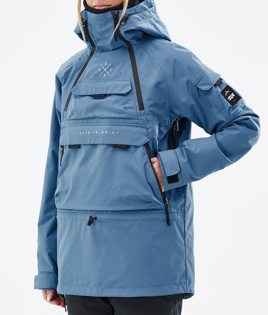 Dope Akin W Snowboardjacke Damen Blau Grau | HI8017532