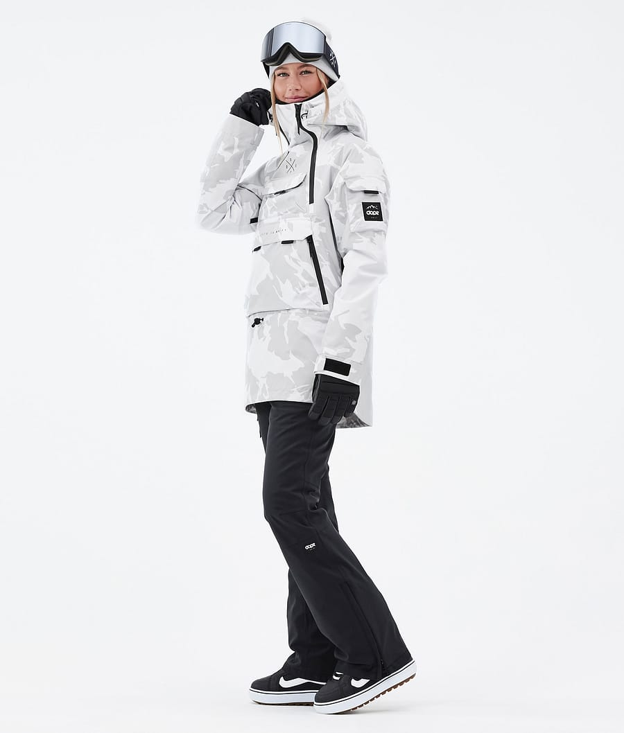 Dope Akin W Snowboardjacke Damen Grau Camouflage | RC5397180