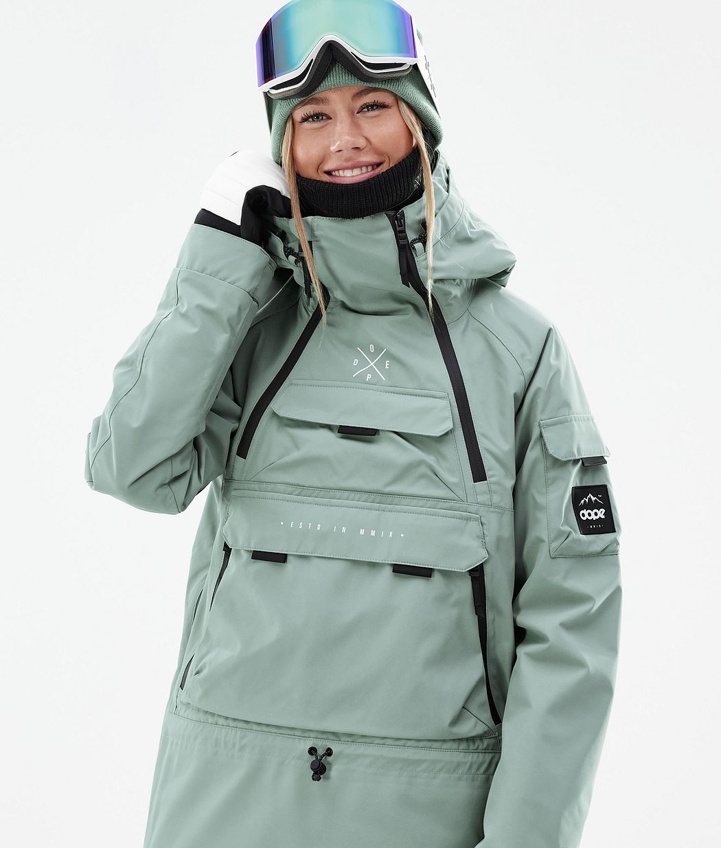 Dope Akin W Snowboardjacke Damen Grün | CM8136052