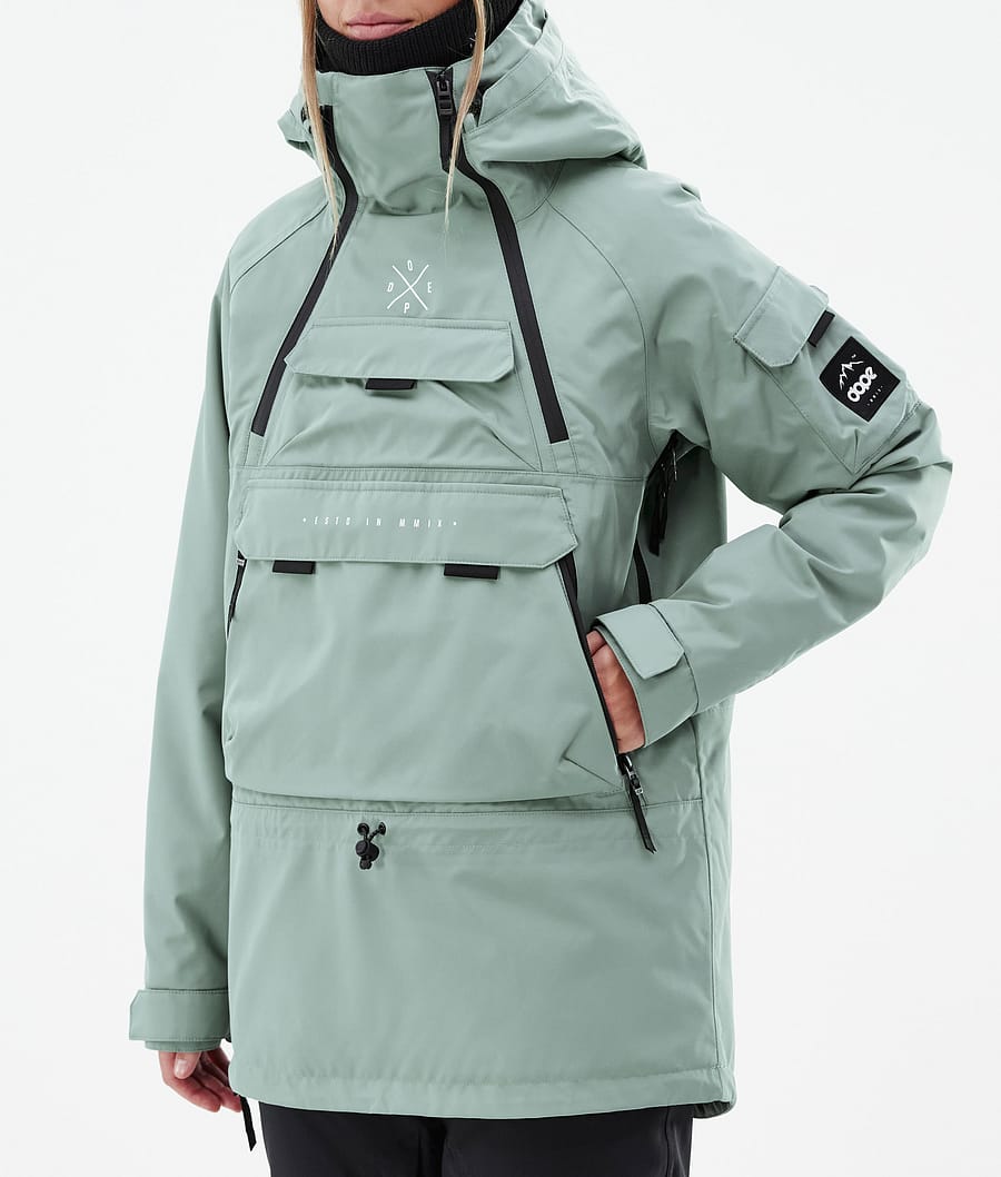 Dope Akin W Snowboardjacke Damen Grün | CM8136052