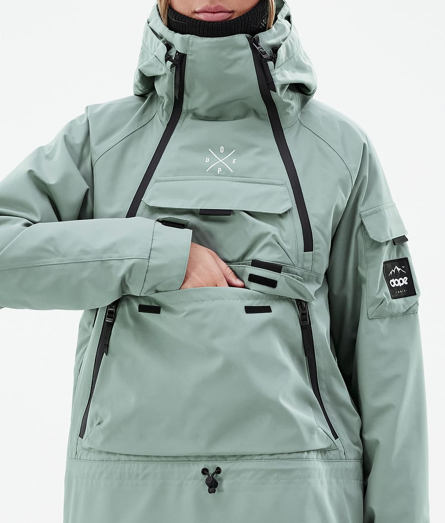 Dope Akin W Snowboardjacke Damen Grün | CM8136052