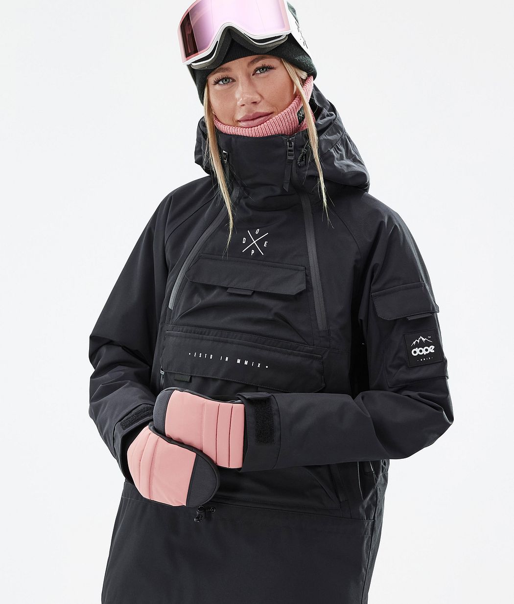 Dope Akin W Snowboardjacke Damen Schwarz | WT1092843
