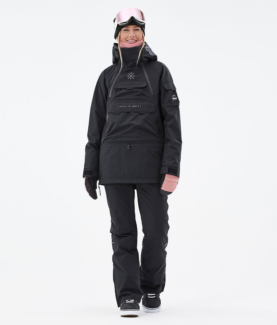 Dope Akin W Snowboardjacke Damen Schwarz | WT1092843