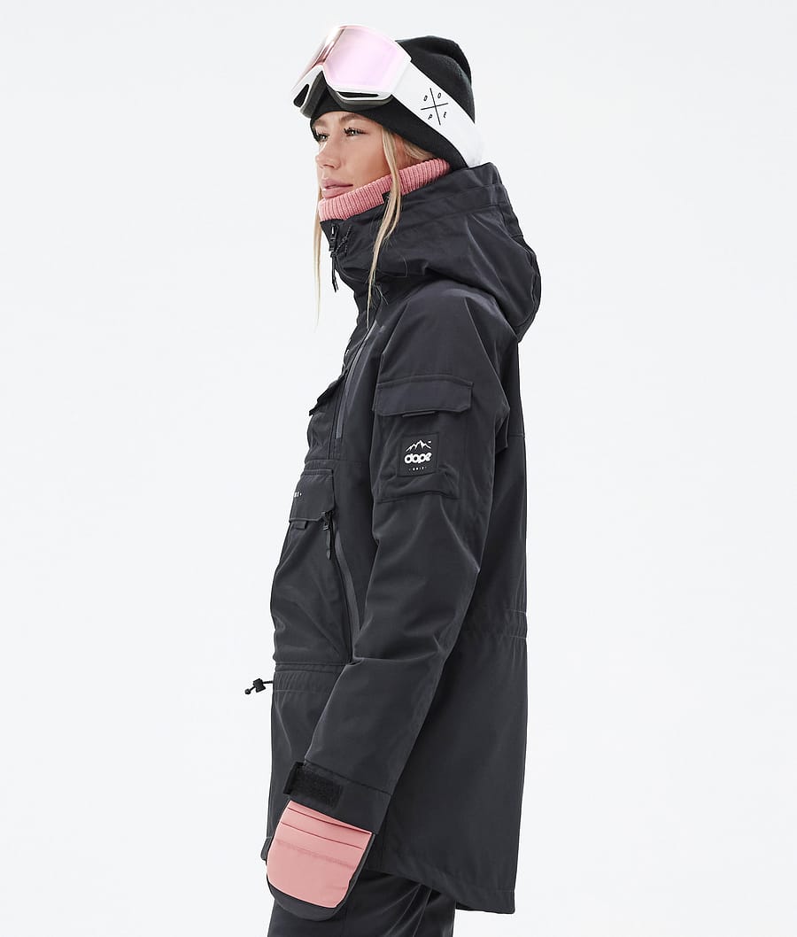 Dope Akin W Snowboardjacke Damen Schwarz | WT1092843