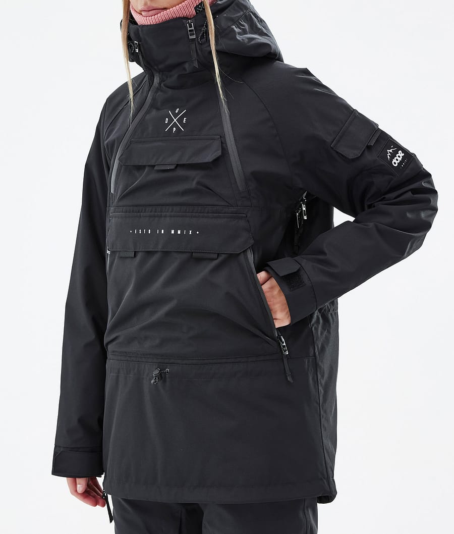Dope Akin W Snowboardjacke Damen Schwarz | WT1092843