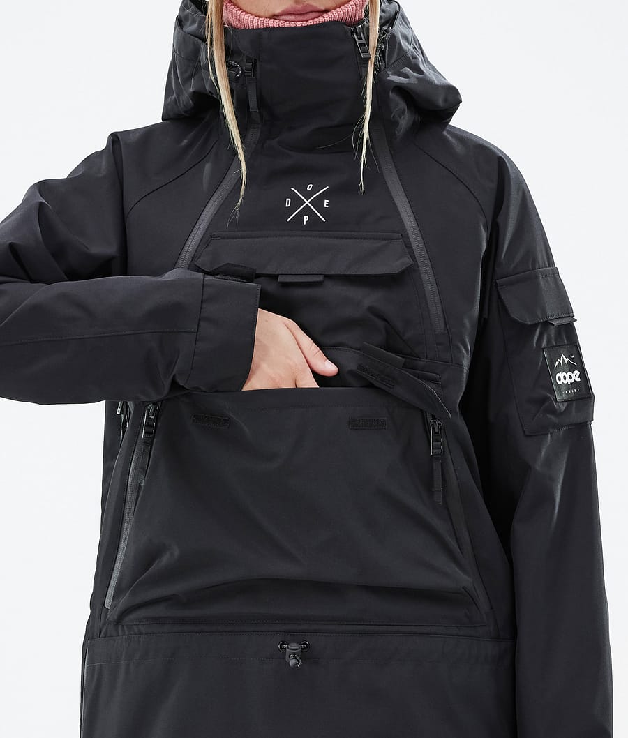 Dope Akin W Snowboardjacke Damen Schwarz | WT1092843