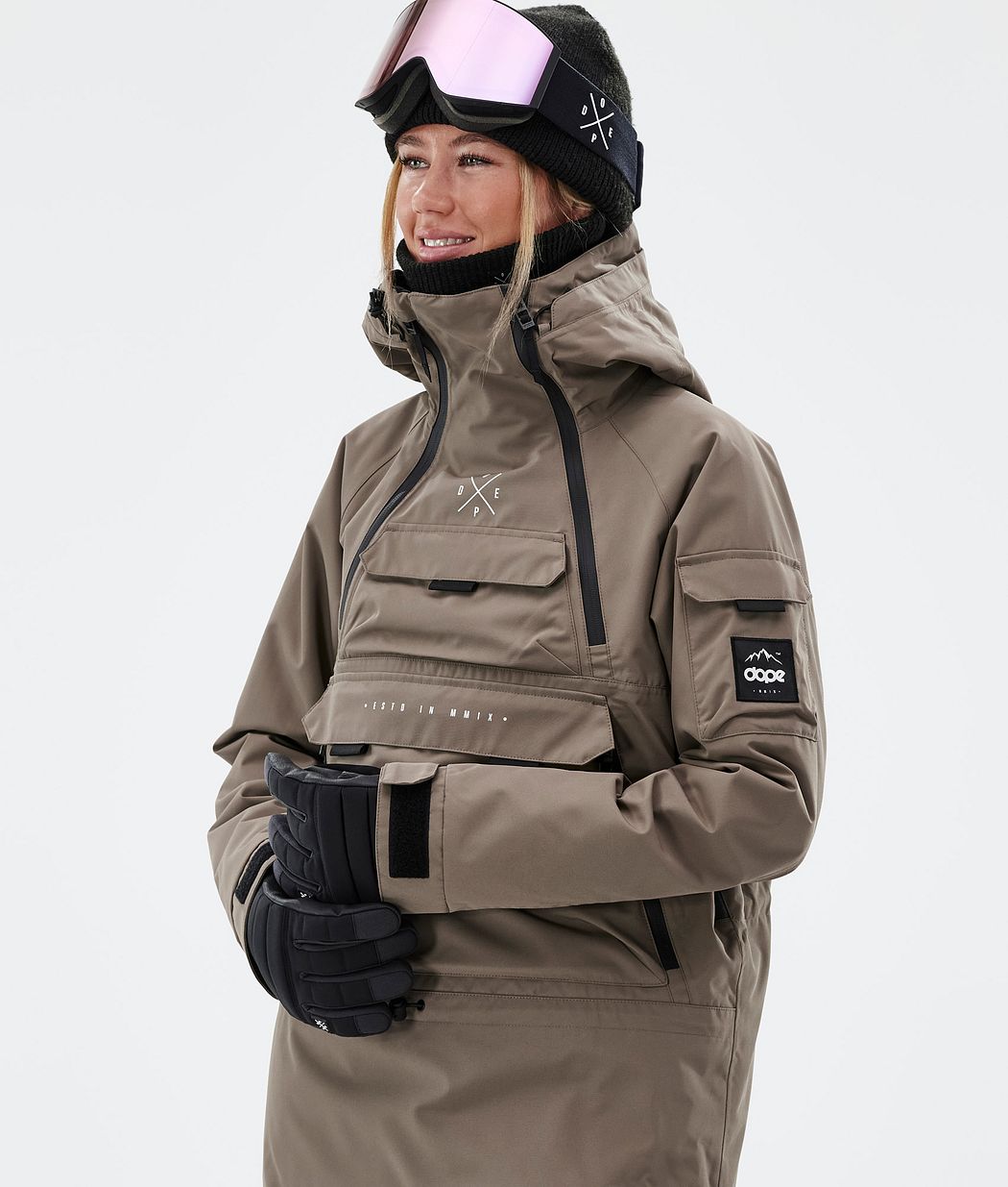 Dope Akin W Snowboardjacke Damen Tiefesbraun | HA5160978