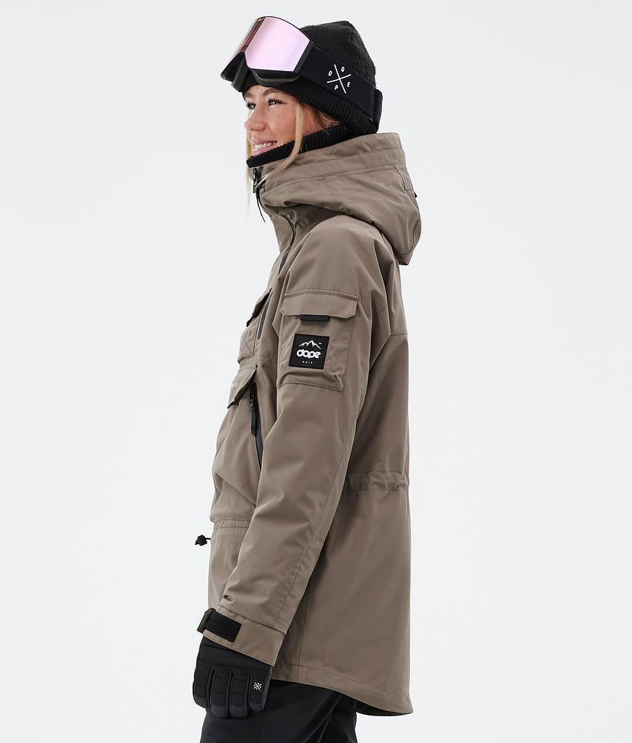 Dope Akin W Snowboardjacke Damen Tiefesbraun | HA5160978