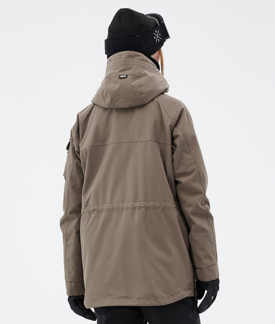 Dope Akin W Snowboardjacke Damen Tiefesbraun | HA5160978