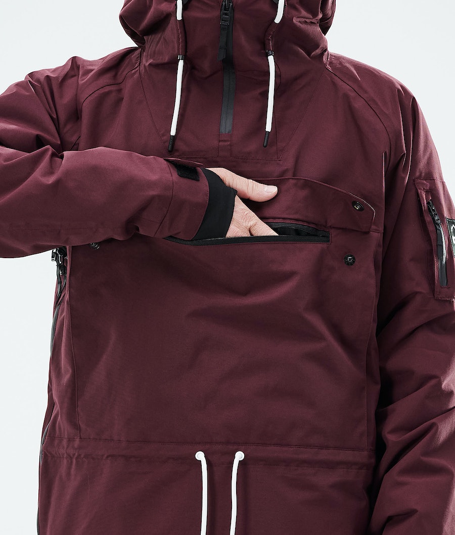 Dope Annok 2021 Snowboardjacke Herren Bordeaux | MG7412806