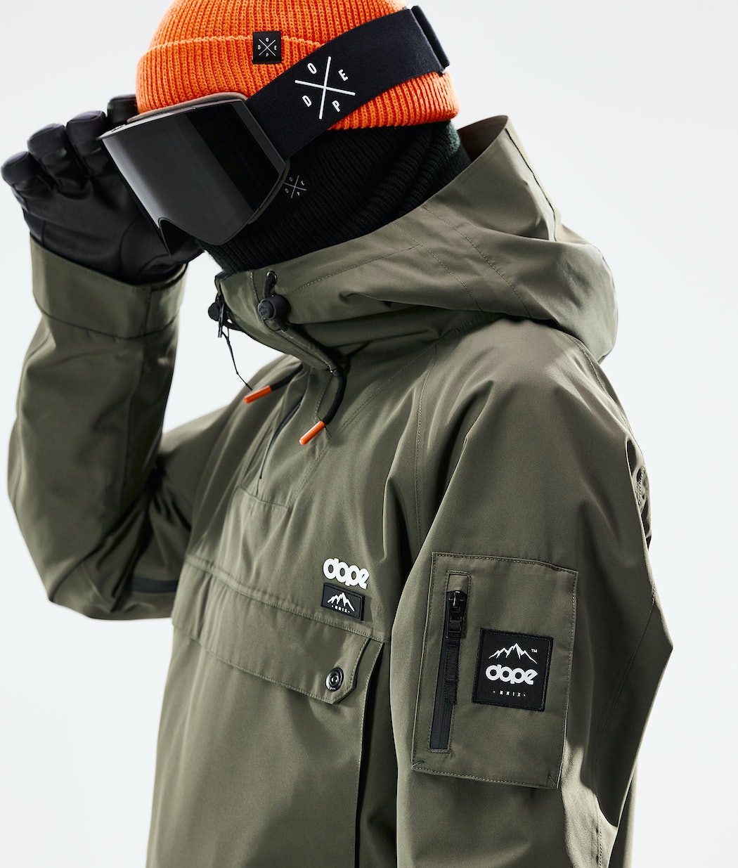 Dope Annok 2021 Snowboardjacke Herren Olivgrün Grün Schwarz | TM9847056