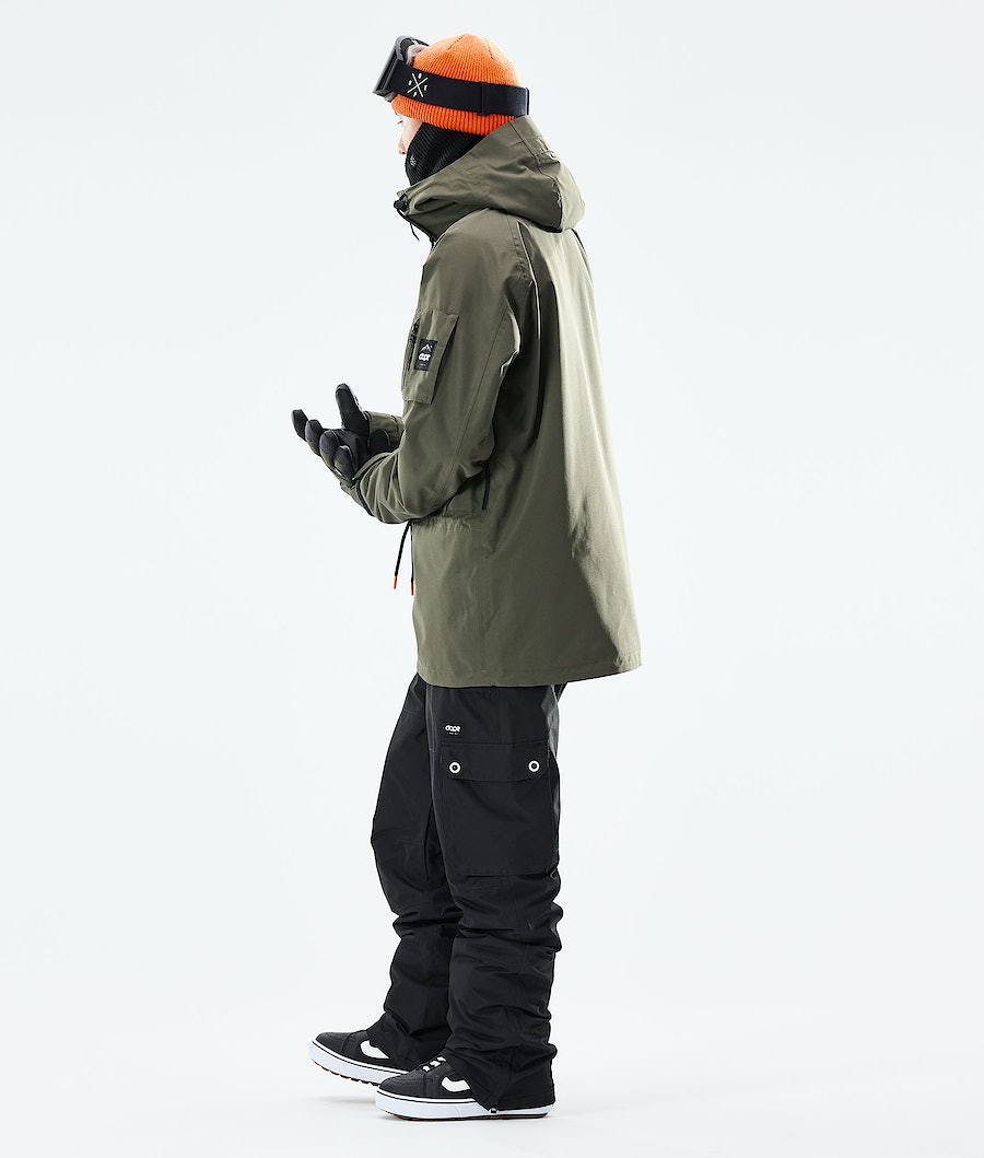 Dope Annok 2021 Snowboardjacke Herren Olivgrün Grün Schwarz | TM9847056