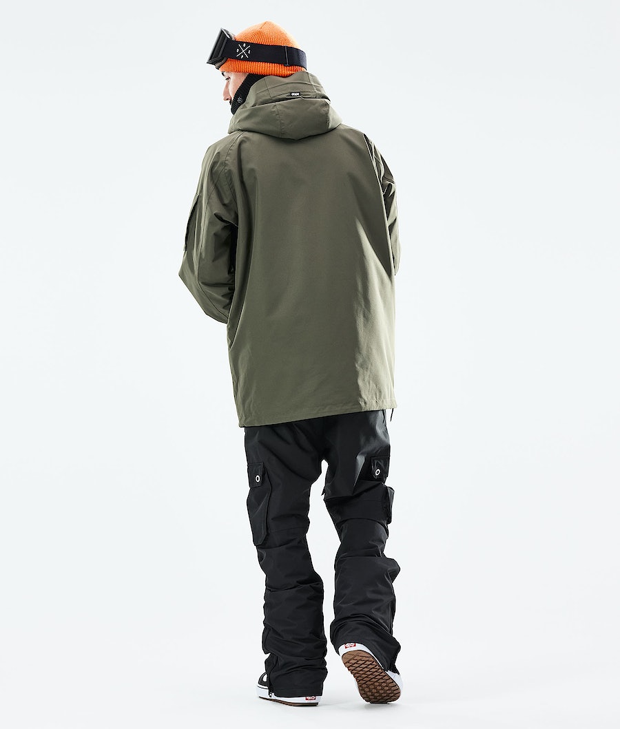 Dope Annok 2021 Snowboardjacke Herren Olivgrün Grün Schwarz | TM9847056