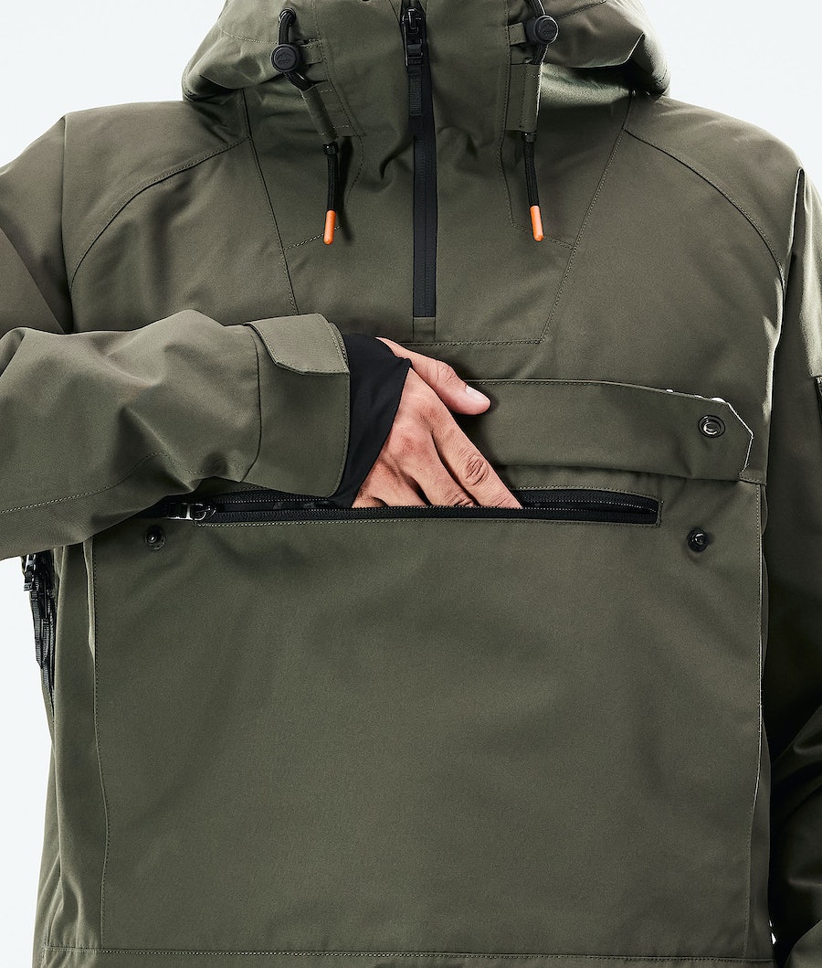 Dope Annok 2021 Snowboardjacke Herren Olivgrün Grün Schwarz | TM9847056