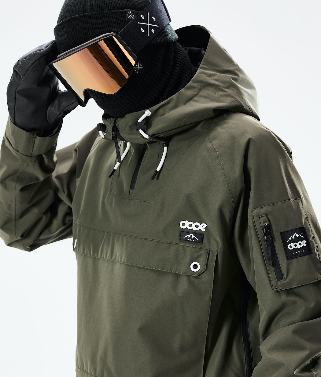 Dope Annok 2021 Snowboardjacke Herren Olivgrün Grün | UL1823507