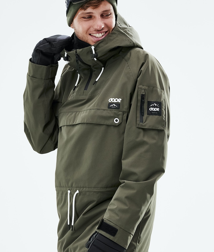 Dope Annok 2021 Snowboardjacke Herren Olivgrün Grün | UL1823507