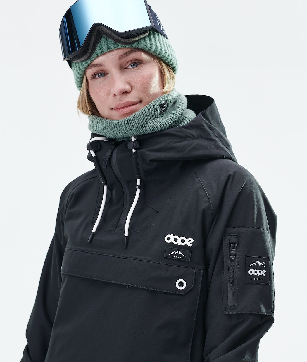 Dope Annok Long W Snowboardjacke Damen Schwarz | GA5947386