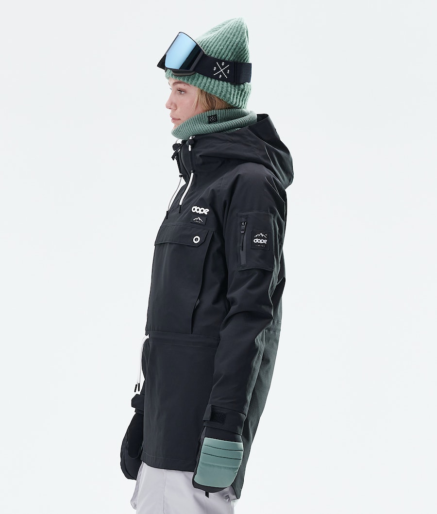 Dope Annok Long W Snowboardjacke Damen Schwarz | GA5947386