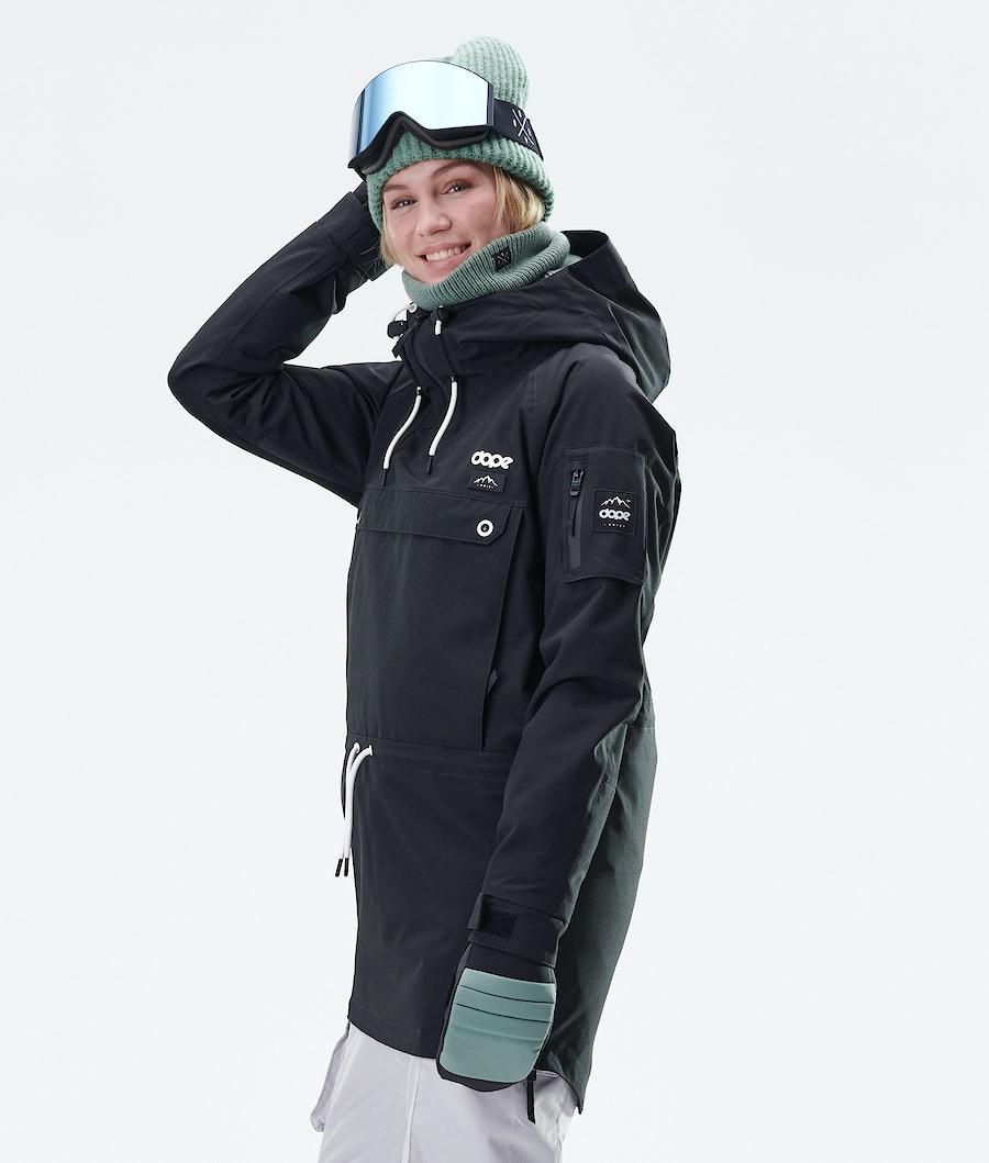 Dope Annok Long W Snowboardjacke Damen Schwarz | GA5947386