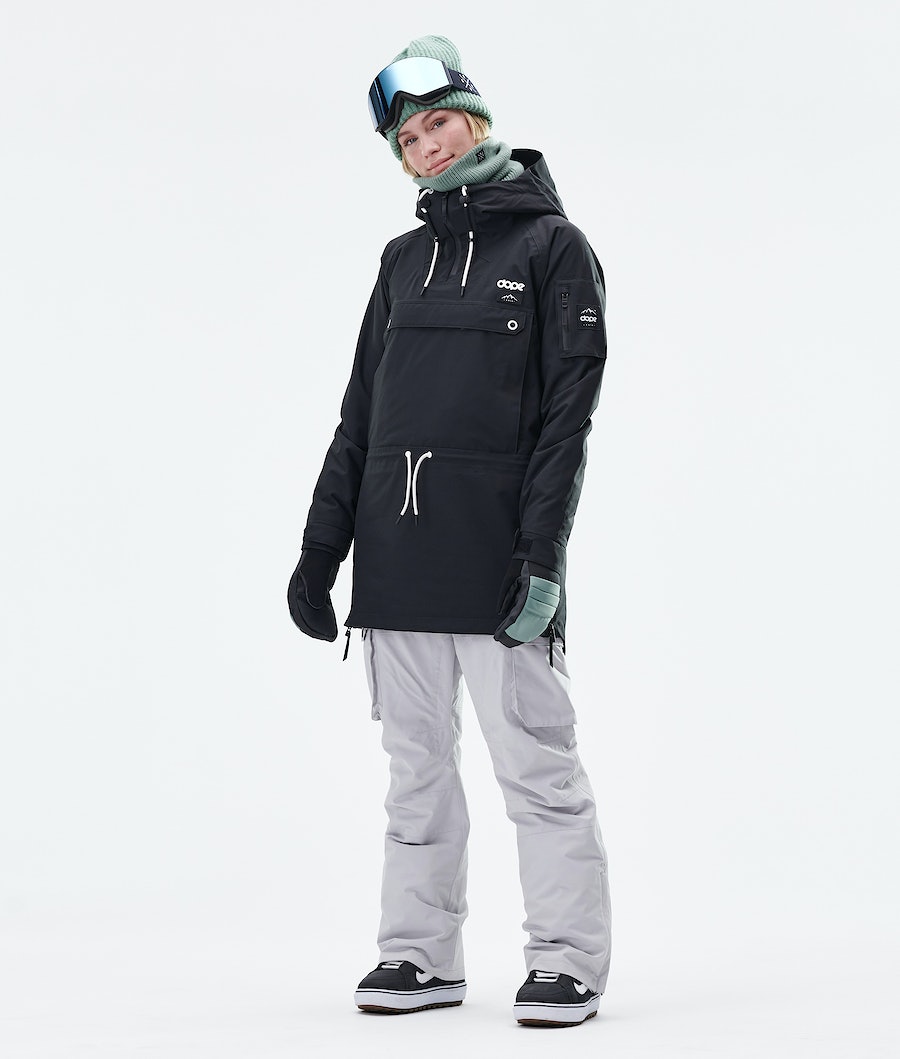Dope Annok Long W Snowboardjacke Damen Schwarz | GA5947386
