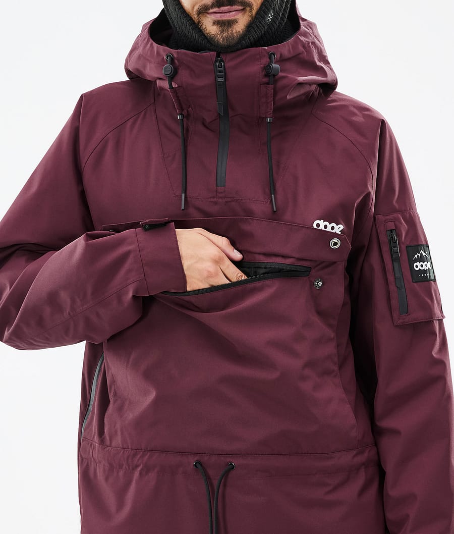 Dope Annok Snowboardjacke Herren Bordeaux | QP3184659