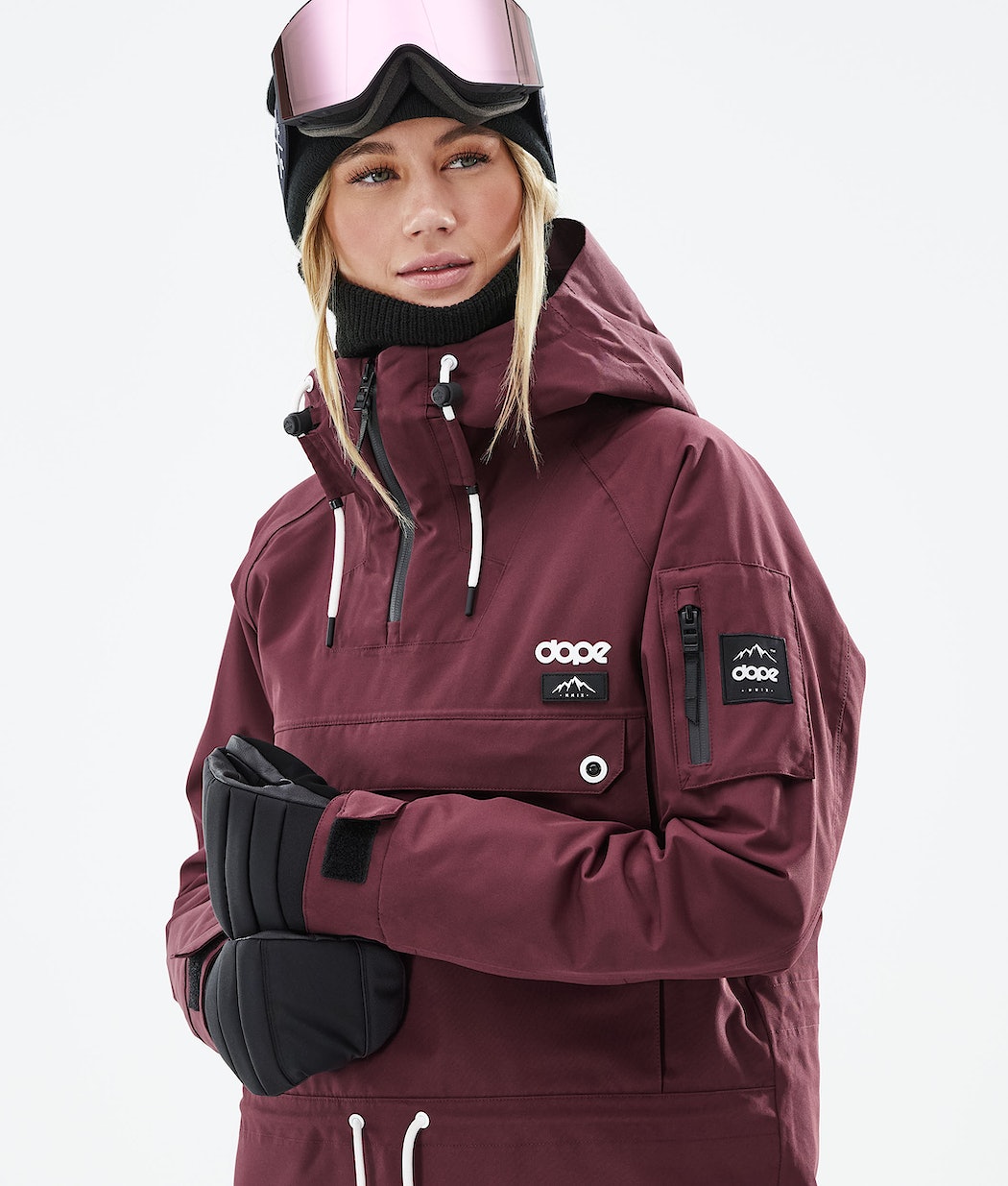 Dope Annok W 2021 Snowboardjacke Damen Bordeaux | SY0245697
