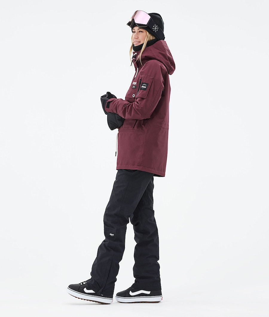 Dope Annok W 2021 Snowboardjacke Damen Bordeaux | SY0245697