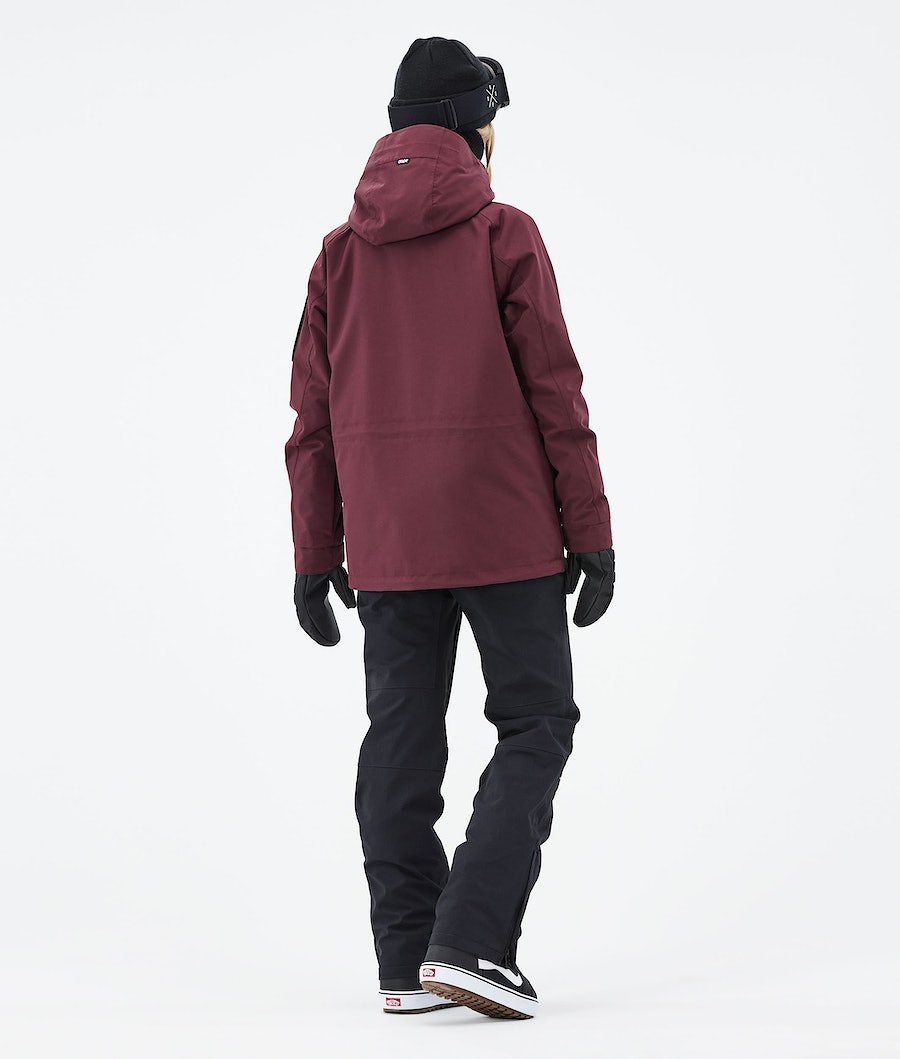 Dope Annok W 2021 Snowboardjacke Damen Bordeaux | SY0245697