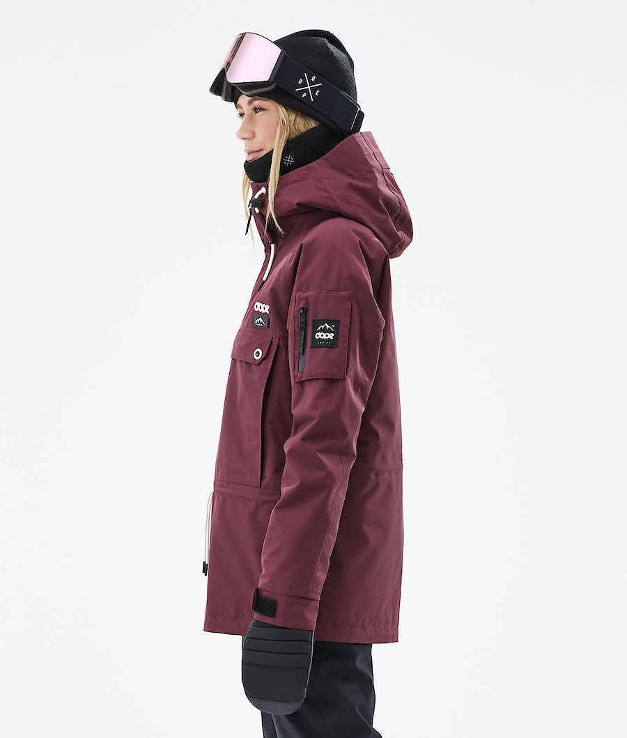 Dope Annok W 2021 Snowboardjacke Damen Bordeaux | SY0245697